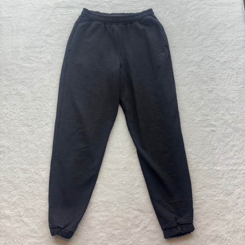 Gymshark Rest Day Sweatpants Charcoal Grey Marl Joggers Mens Small B2A7Q